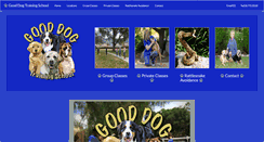 Desktop Screenshot of gooddogtrainingschool.com